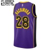 Camiseta Niños NBA Los Angeles Lakers Rui Hachimura 28 2022-23 Jordan Statement Edition Violeta Swingman